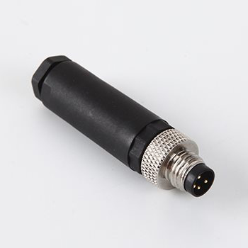 M8 Serial Connector ST, W/Hood-Male